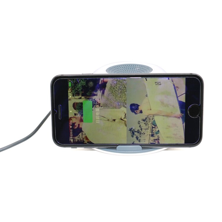 Neubiede draagbare mini draadloze speaker bluetooth met draadloze oplader telefoonhouder bluetooth speakers bureau speakers