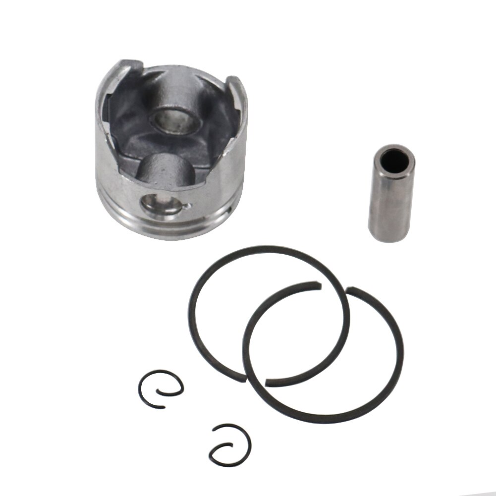 Engine Piston 44-6 for 2 stroke 47cc 49cc Pocket Dirt Pit Bike ATV Quad Engine with Piston Ring, Pin bearing