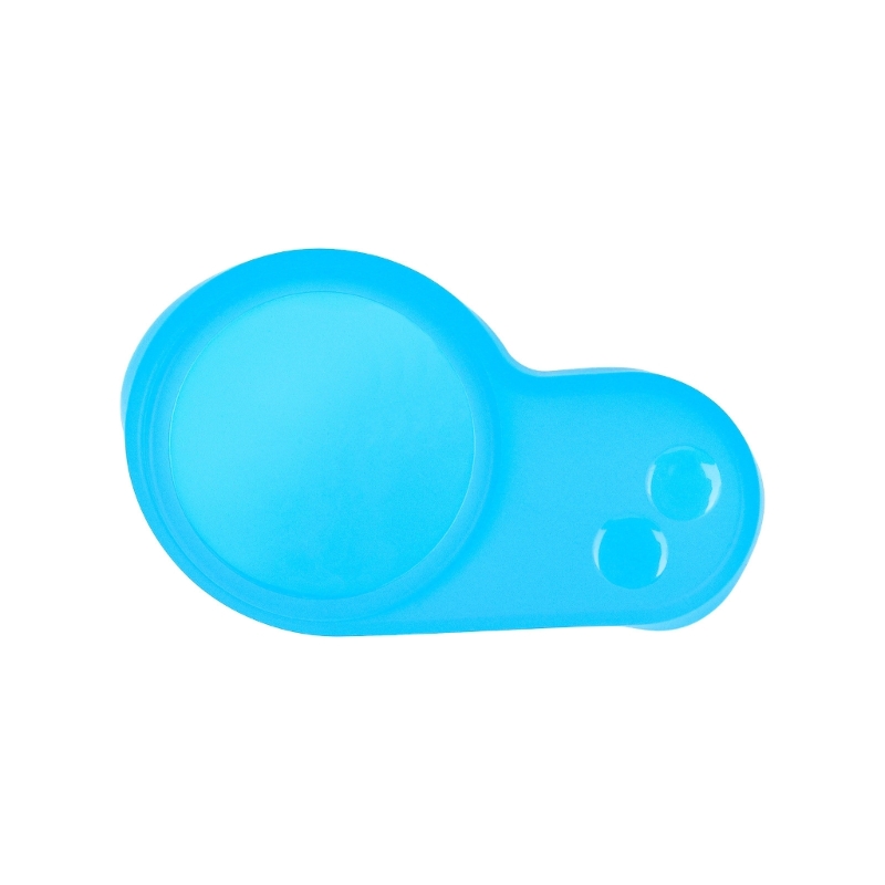 Cubierta de lluvia impermeable de silicona para Panel de Control de pantalla para Scooter Eléctrico, instrumento protector antiarañazos para Scooter: Azul