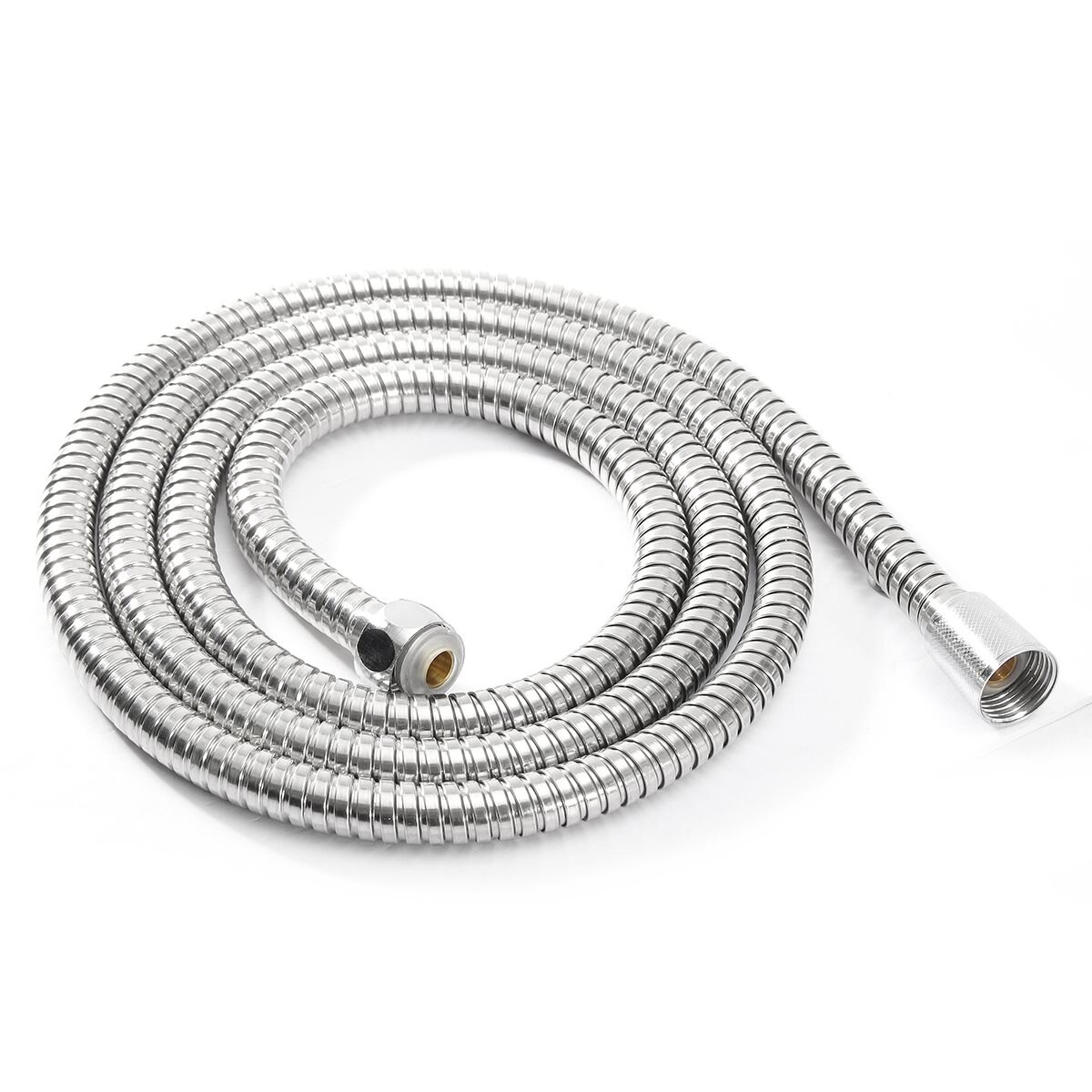 1 st flexibel duschslang 1m/1.5m/2m vvs-slangar rostfritt stål krom badrumstillbehör vattenhuvud duschmunstycke
