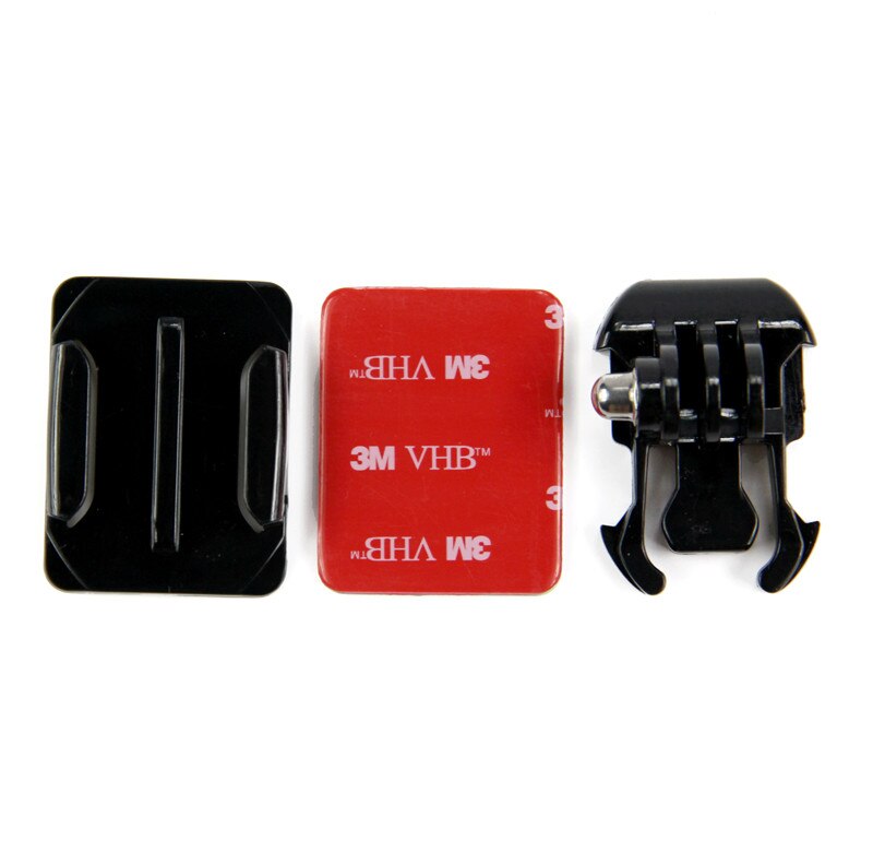 LANBEIK Für GoPro Halterung Helm Gebogene Oberfläche 3M Aufkleber Schnalle Grundlegende gebogen Halterung für Gopro 9 8 7 6 5 SJCAM SJ5000 SJ6 DJI YI