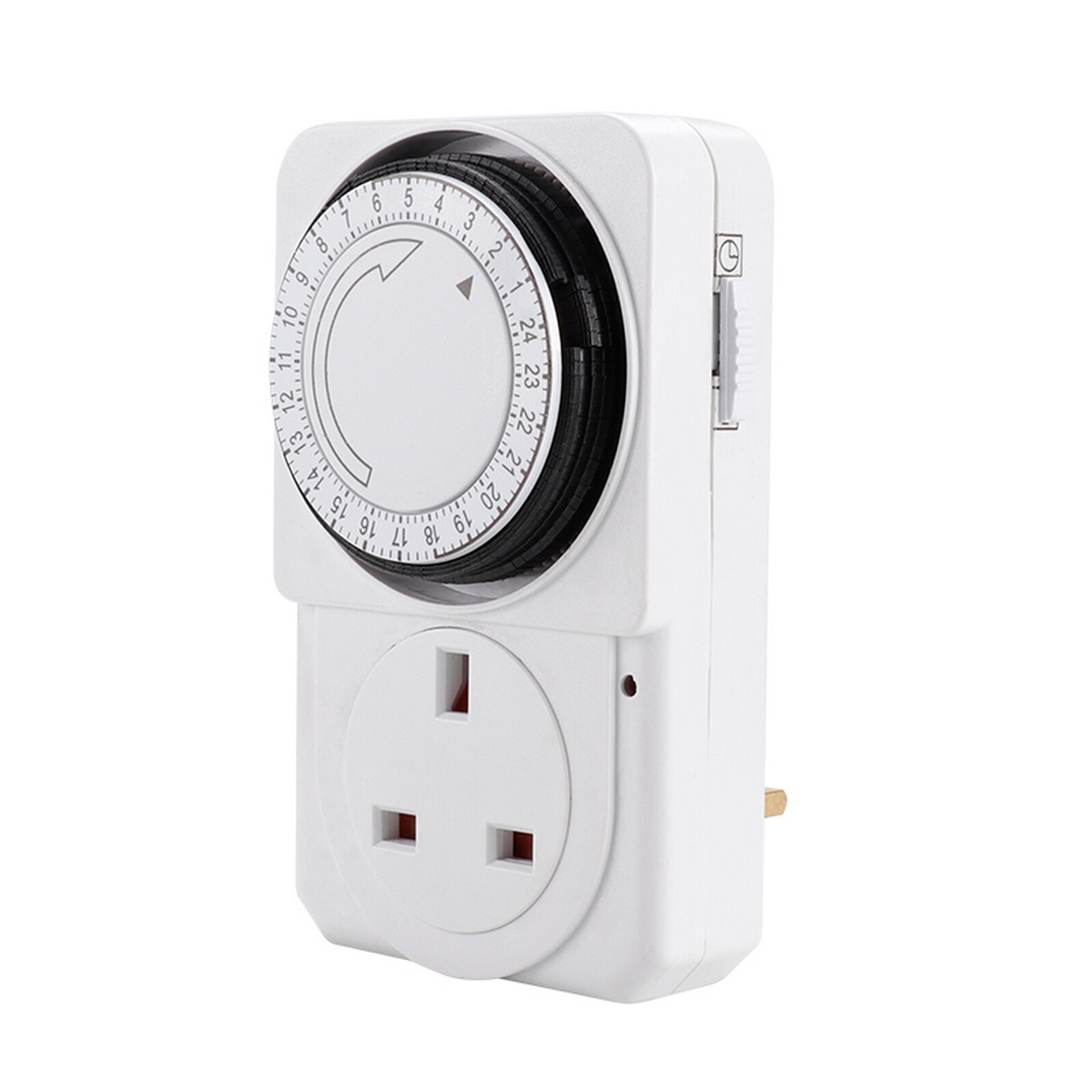 24 Hour Cyclic Timer Switch Kitchen Timer Outlet Loop Universal Timing Socket Mechanical Timer 230V AC 16A EU/UK/AU Plug