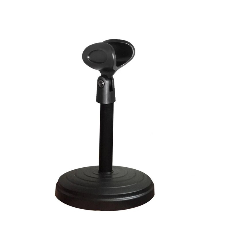 Ams-Desktop Bedrade Microfoon Draadloze Microfoon Disc Beugel Microfoon Karaoke Microfoon Abs Beugel