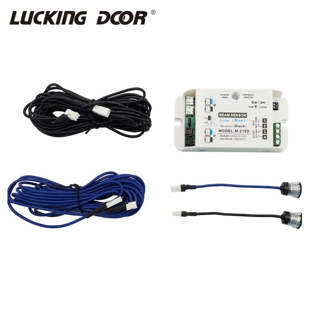 Photoelectric Beam Sensor 10m 90-degree infrared electronic Safety Light automatic door safety beam for Auto Door Control System