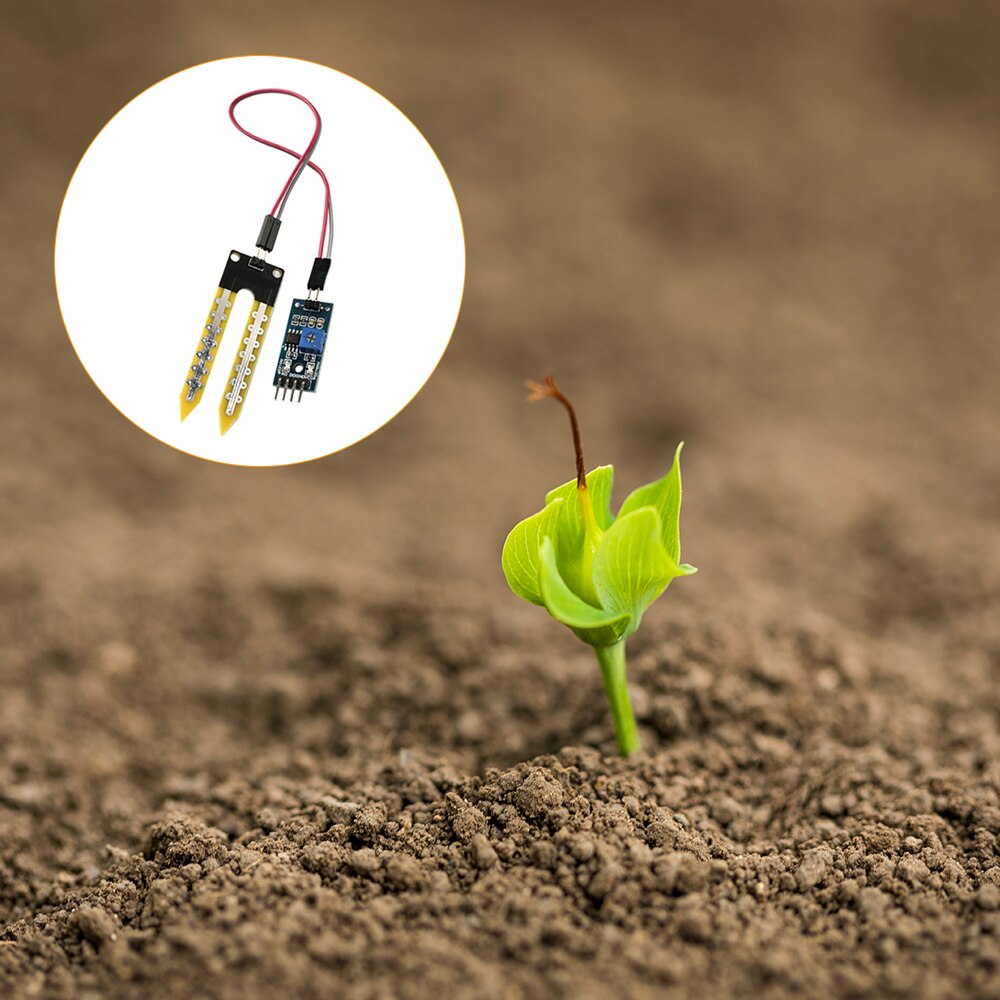 5 stücke Bodenfeuchte Hygrometer Feuchtigkeit Erkennung Sensor Modul Automatische Bewässerung System Mit Energie Anzeige Für Arduino