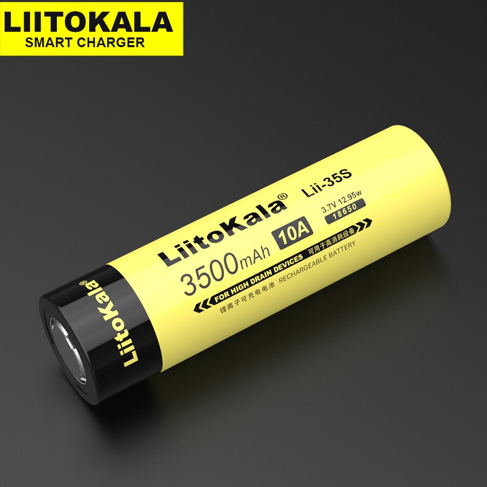 LiitoKala 18650 bateria Lii-35S Lii-31S 3.7V Li-jon 3500mAh 3100mA akumulator robić urządzeń wysoki odpływ.: Lii-35S 1szt
