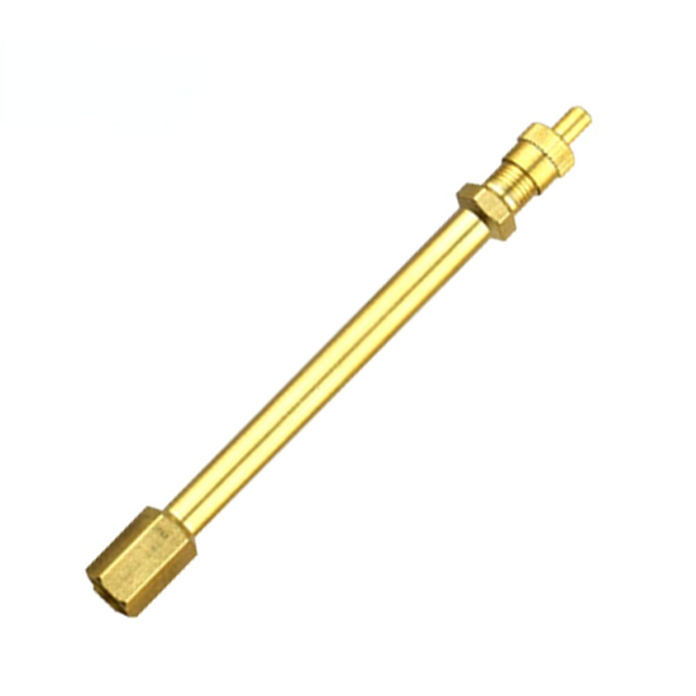 100mm/ 140mm/200mm Brass Auto Tire Valve Extension Adaptor Air Tyre Stem Extender Inflation Stright Bore for Car Motorcycle Bike: 100mm