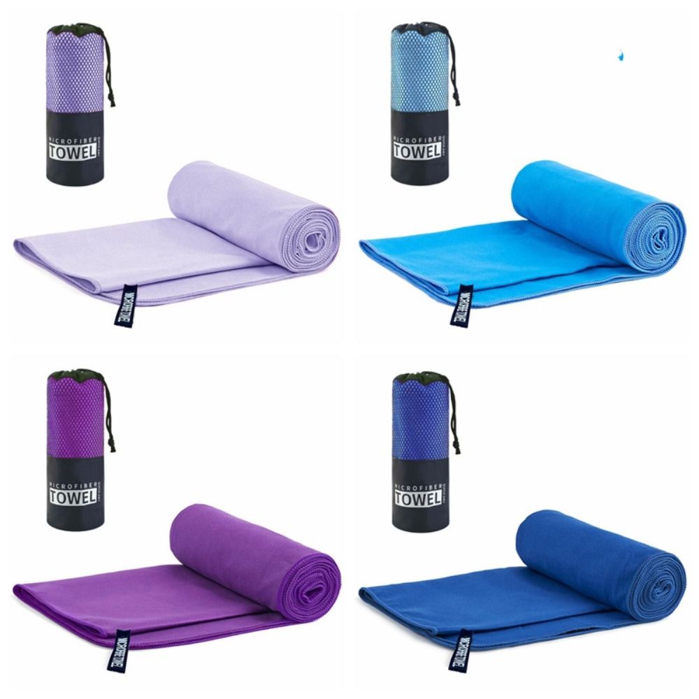 Toalha de secagem rápida de microfibra dupla face veludo toalha de fitness yoga de secagem rápida 40*80cm fibra ultrafina yoga