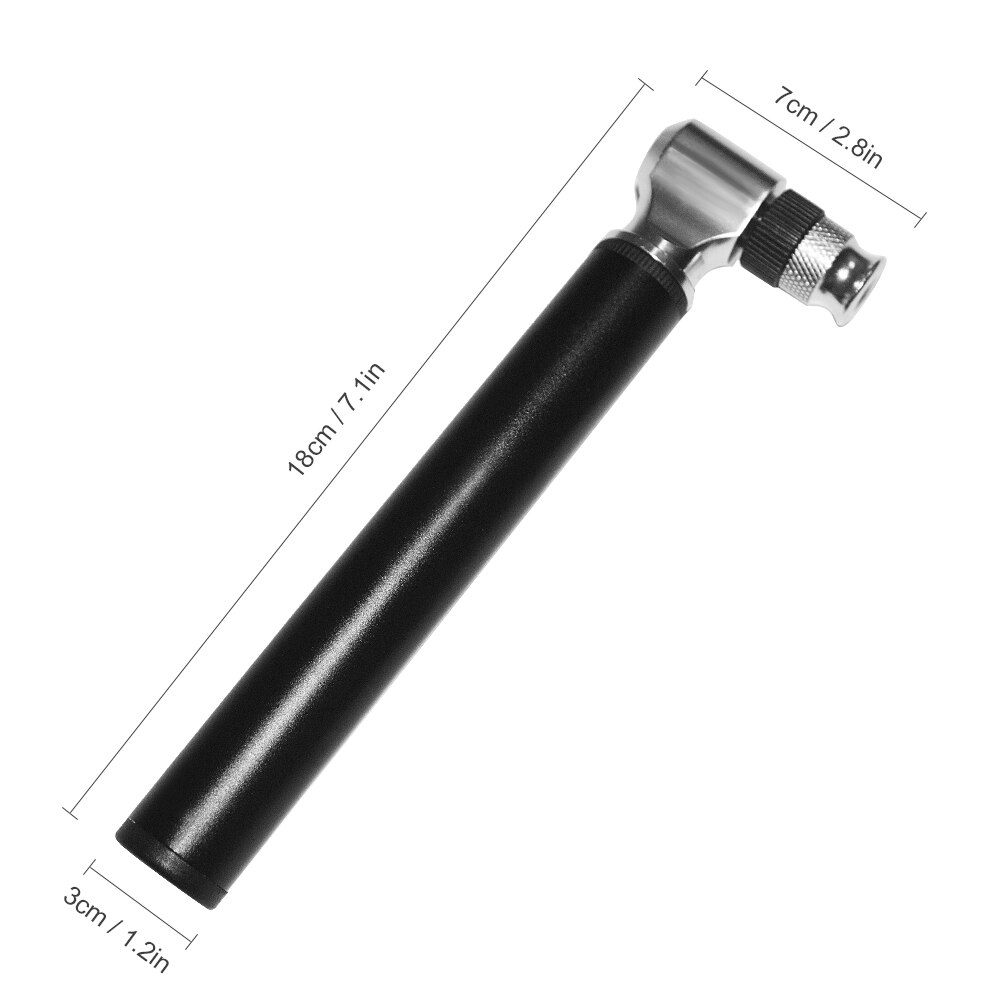 Mini bärbar cykelpump 300 psi aluminiumlegering cykelcykelpump passar presta & schrader ventil mtb mountainbikepump