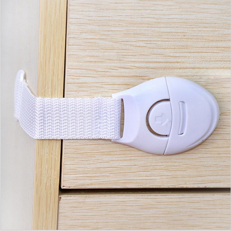 10 unids/lote de cerradura para niños, protección para niños, puertas de bloqueo para seguridad para niños, cerradura de plástico de seguridad para niños