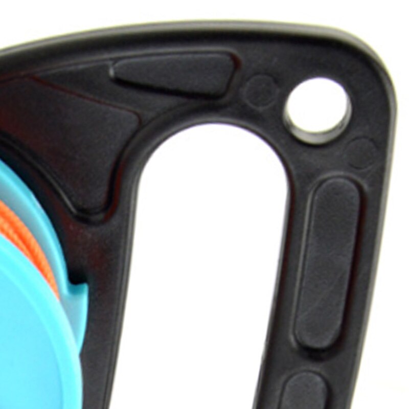 150 FT Scuba Diving Reel Spool Finger Line Retractable Reels with Handle Stopper for Snorkeling Underwater Water Sports Gear