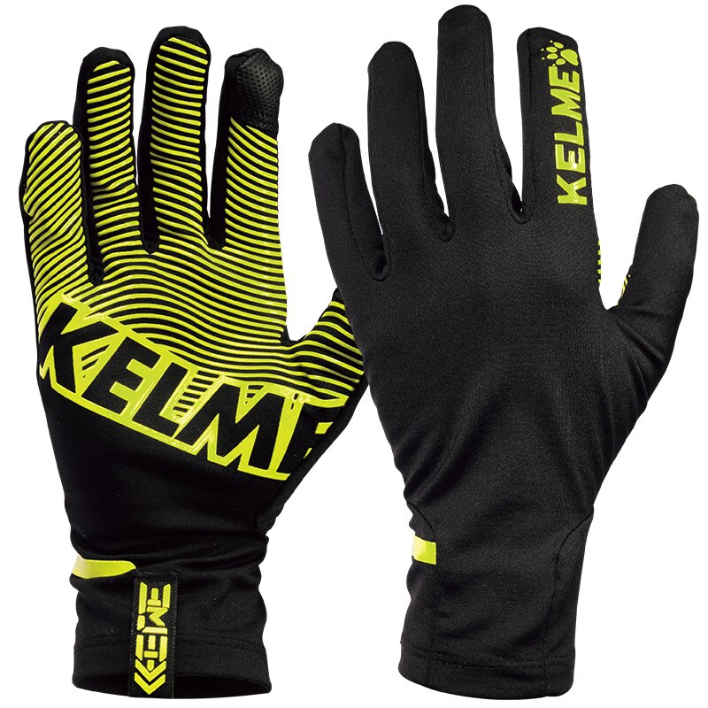 Guanti da uomo KELME ciclismo bicicletta bicicletta guanti invernali da donna per bambini Touchscreen caldo antiscivolo dito pieno 9886404: fluorescent green L