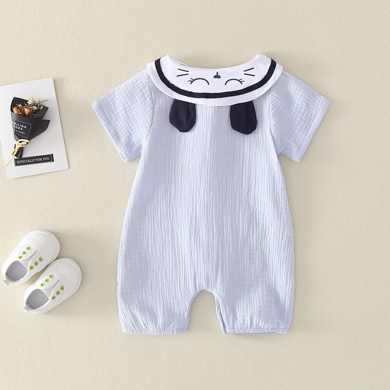 Baby Gaze Baby Spielanzug-overall Baby Kleidung Sommer Doppel Baumwolle Baby Kleidung Romper
