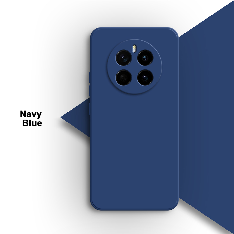 Accesorios originales contraportada para Honor Magic 7 Magic7 Pro Lite 7Pro 7Lite 5G carcasa suave de silicona protección de cámara funda de teléfono: Gris / Para iPhone 15