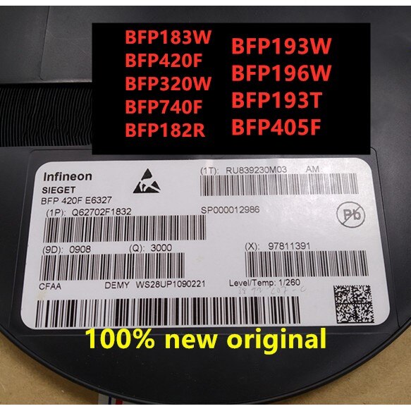 50 Pcs BFP183W BFP420F BFP320W BFP740F BFP182R BFP193W BFP196W BFP193T BFP405F