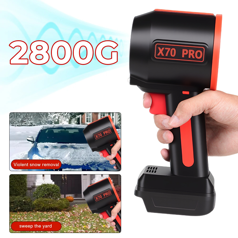 X70 pro mini turbojetvifter 1500w kraftige luftblåsere 70mm børsteløse motorer maks 2800g skyvekraft snøfresere for delwat/makita
