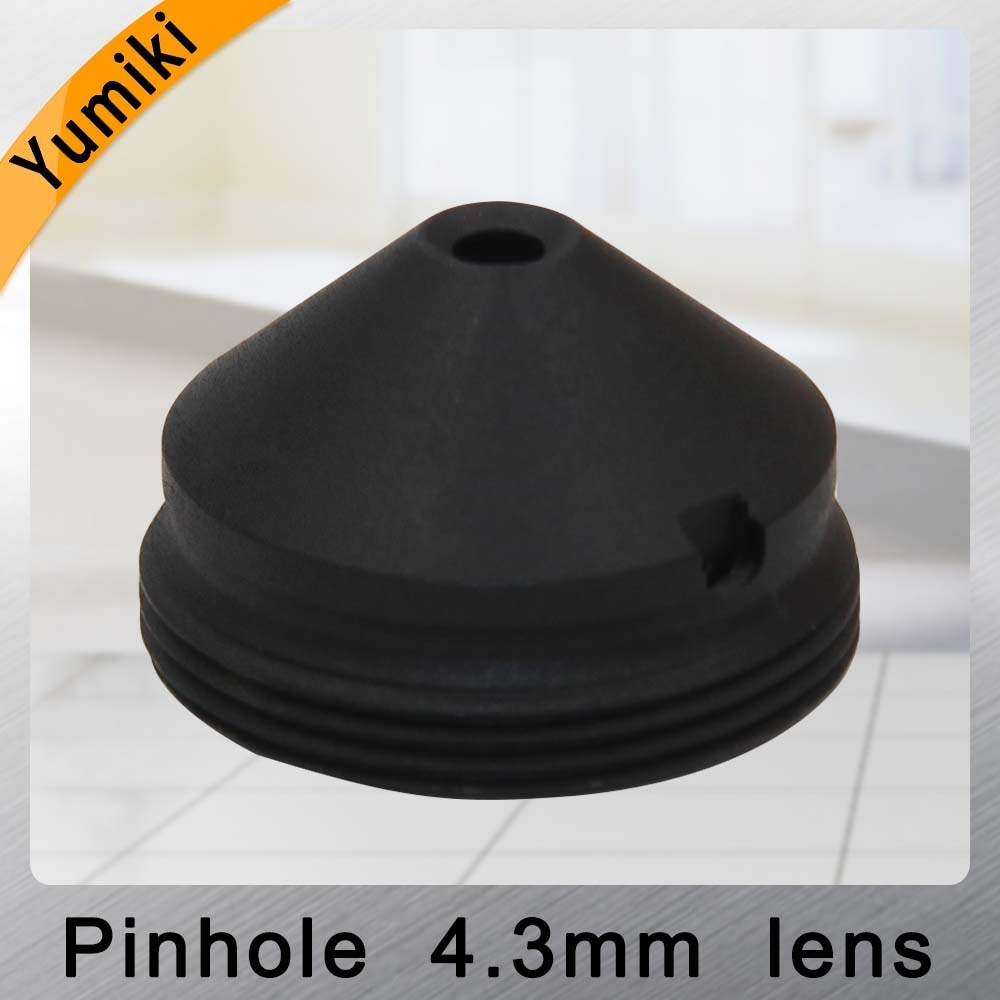 Yumiki 4.3mm lens 1/3" inch CCD/CMOS Black color M12 lens Board lens M12 LENS FOR CCTV Security Camera