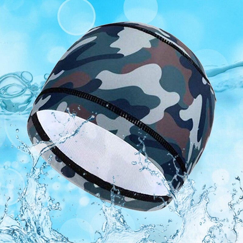 Mens Womens Quick Droge Zweet Camouflage Fietsen Dome Cap Rekbaar Fietsen Bandana Helm Liner Beanie Cap Voor Outdoor Sport