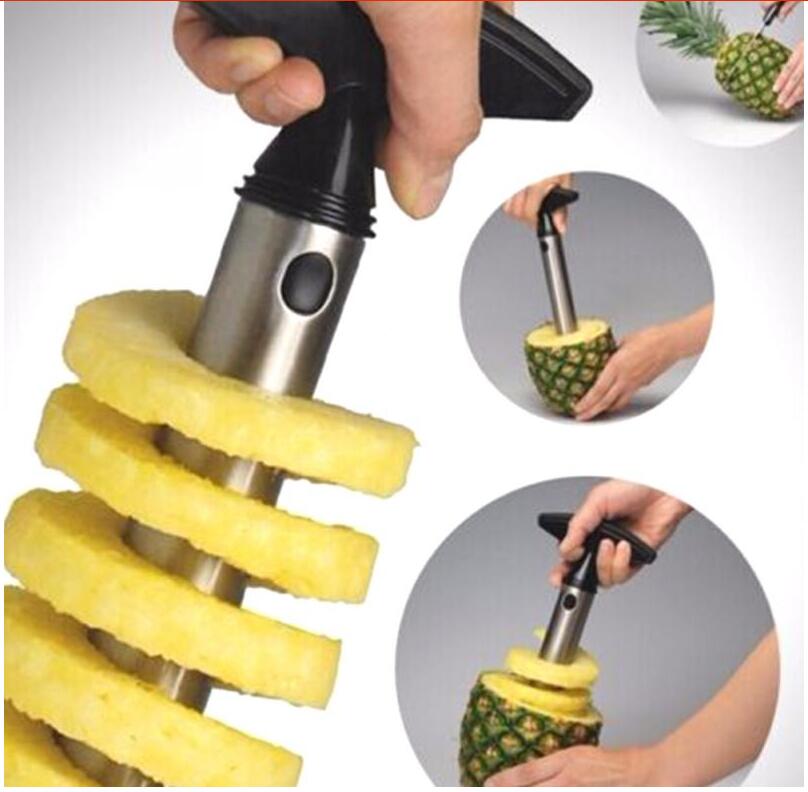 1pc tilbehør til ananasskræller i rustfrit stål ananasskæremaskiner frugtknivskærer udkerneskærer køkkenredskaber