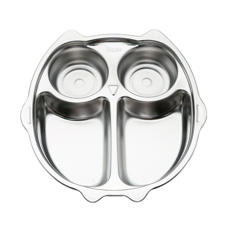 Chanovel 304 Roestvrij Cartoon Kinderen Diner Voedsel Plaat Multi Grid Kleuterschool Kind Lunchbox Fastfood Lade