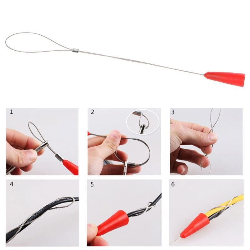 5/10/15/20/25m/30m Cable Puller Electrical Wire Fish Tape Cable Wire Puller Electrician Hand Tools