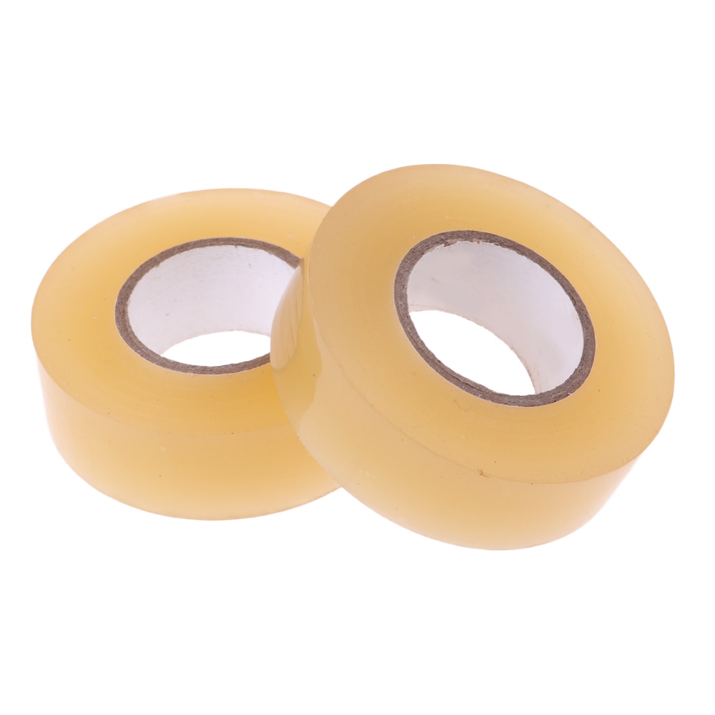 Premium pvc klar ishockey / roller hockey ben tape / sokke tape  x 2 ruller
