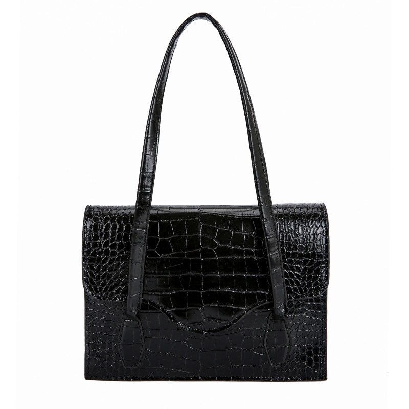 sommer neue Koreanische Ausführung der umhängetasche handtasche kette wilde riss druck wilden schulter taschen Frauen Schulter Taschen: schwarz