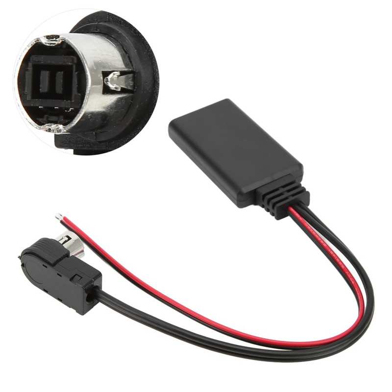 Bluetooth Module Aux Receiver ABS Audio Aux Adapter Cable Wear Resistant for Automotive
