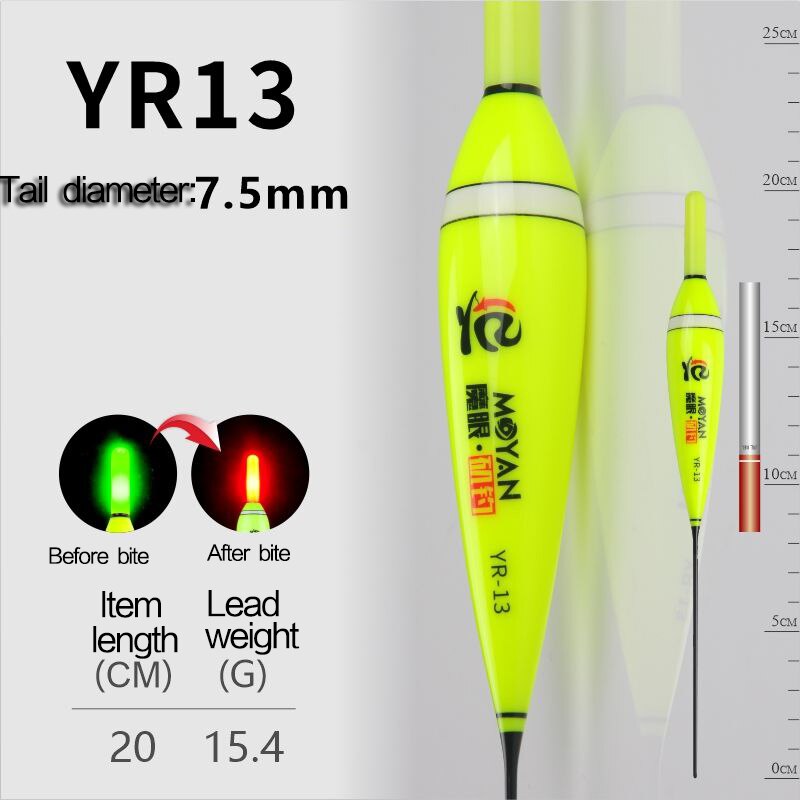 Flotador de pesca inteligente, Sensor de gravedad, luminosas de noche, flotadores de pesca, luz Led brillante eléctrica, recordatorio automático, Bobber de pesca: 13