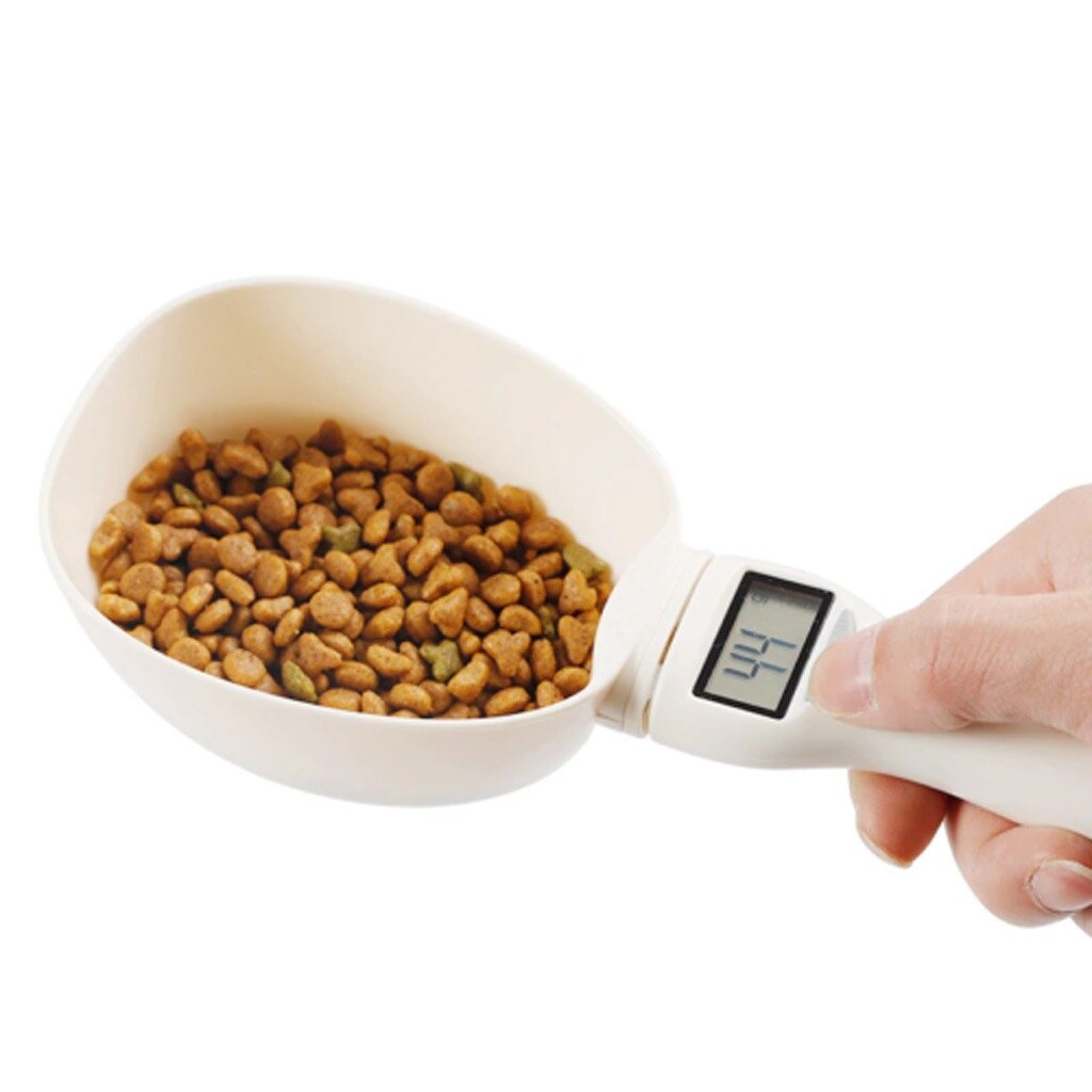 800g/1g Pet Food Scale Cup Dog Cat Feeding Scoop Food Water Led Digital Display Measuring Spoon Cup Pets Feeding Tools #T1G