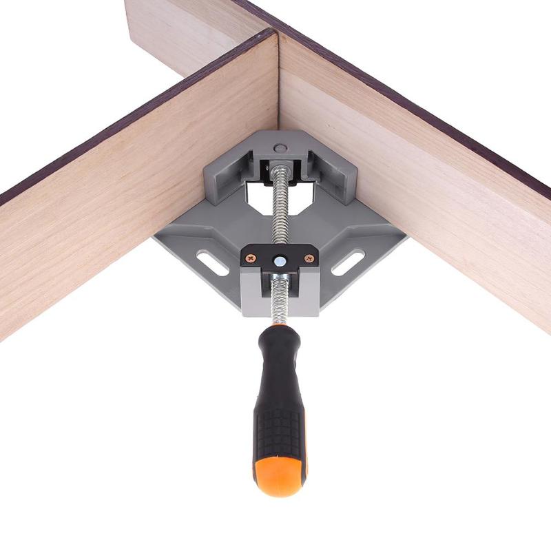 Single Handle 90 Degree Aluminum Alloy Right Angle / Angle Clip Frame Angle Clamp Tool / Flat Nose Pliers