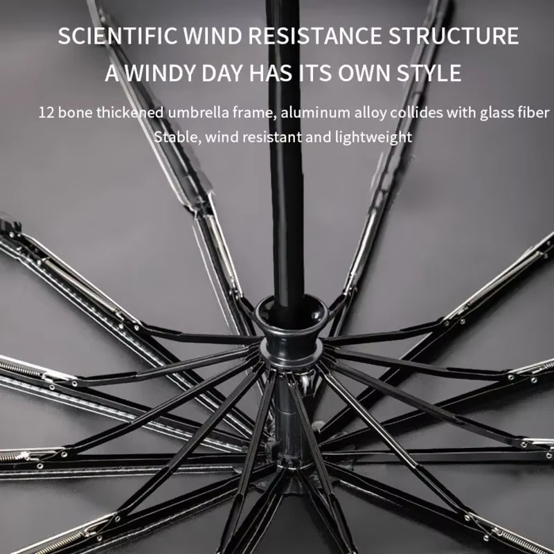 Xiaomi Automatischer Regenschirm, 24-Knochen, einfarbig, leicht, zusammenklappbar, großformatig, für den Außenbereich, wasserdichter Sonnenschirm, UV-Schutz