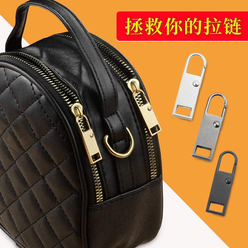 Removable zipper pull, zipper accessories, jacket repair, zipper buckle, bag, metal replacement pull tab zip lock
