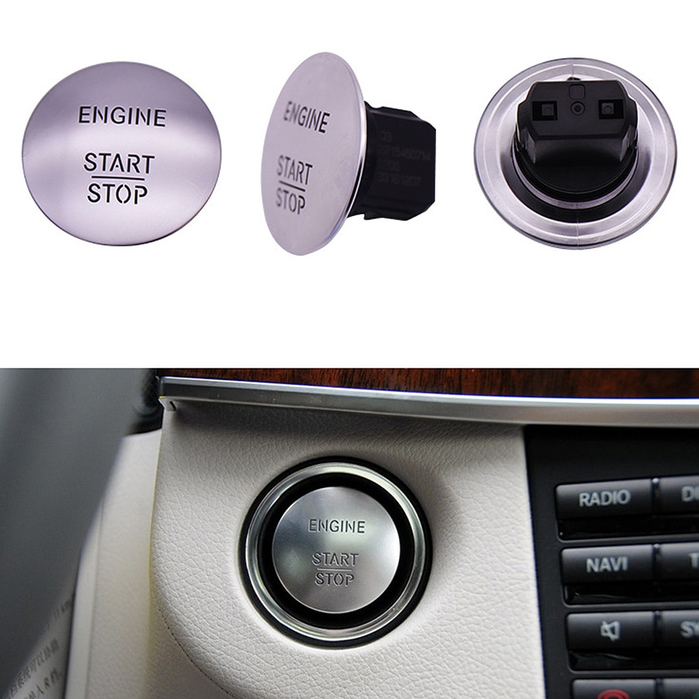 Car Keyless Engine Start Stop Push Button Switch System Door Push Button For Mercedes Benz W204/W205/W212/W164/W166/W221 Series