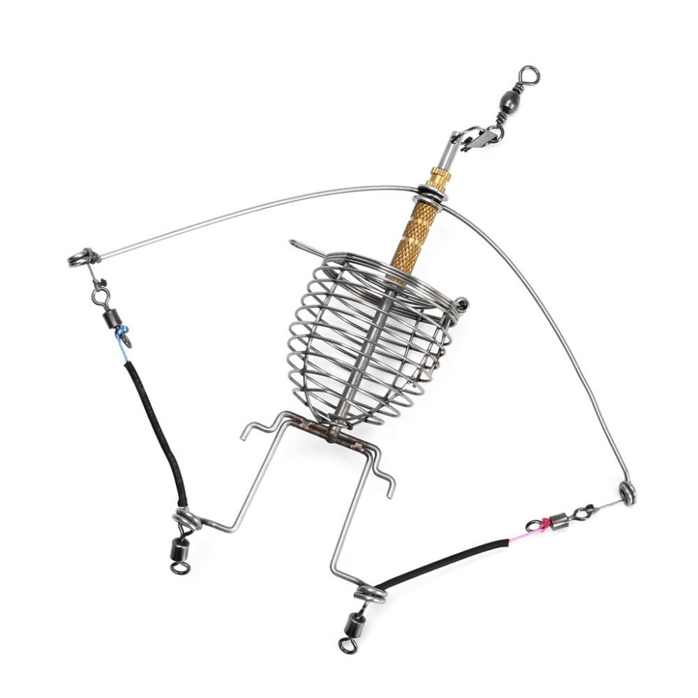 Multi-function automatic fishing gear, lazy alarm, fishing tackle hook. Double pesca hook automatic fishing launcher.