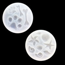 Siliconen harsmal hanger schelp botvorm mallen uv epoxyhars mal voor doe-het-zelf mobiele schelp decoratie knutselgereedschap