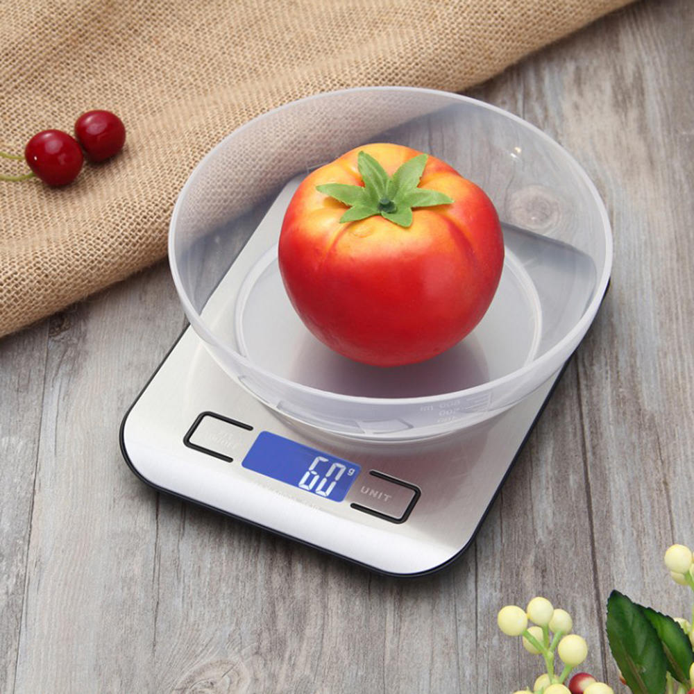 Kitchen Digital Electronic Scale Food Measuring Weighing Scale With LCD Display 5kg/1g