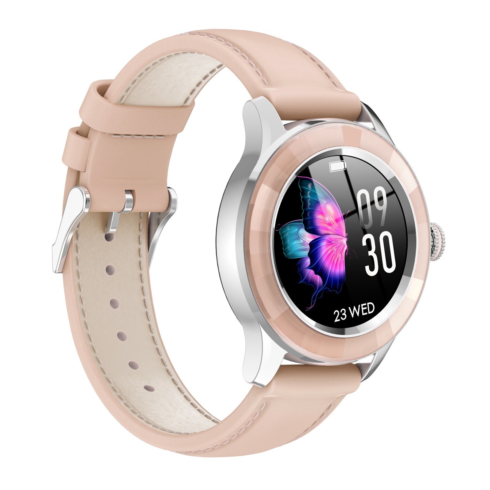 S09 Bluetooth Clever Uhr Ist Wasserdicht Mit Herz Temperatur Überwachung Wasserdichte Smartwatch Verbinden IOS Android Uhr: Braun