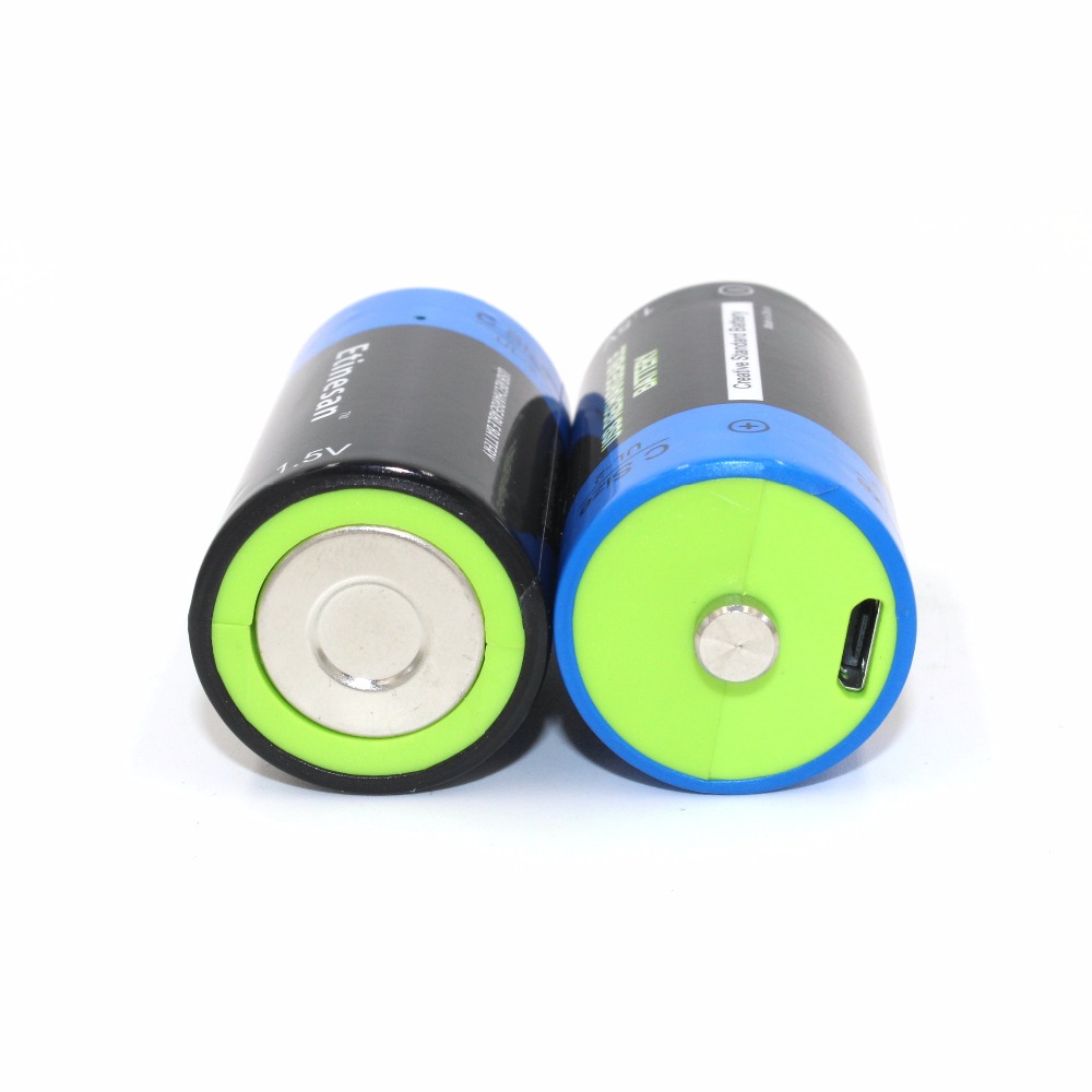 Etinesan c størrelse 1.5v litium lipo 4500 mwh stor kapasitet c type oppladbart c batterimerke