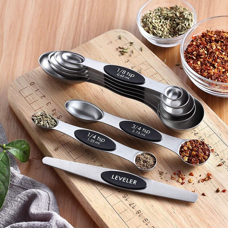 8 Piece Measuring Cups Measuring Spoons Set Measur... – Vicedeal