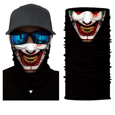 BJMOTO Magie Kopf Gesicht Maske Nahtlos Winddicht Anti-Uv Multi Verschleiß Rohr Bandana Durag Radfahrer Motorrad Schal: Modell 4