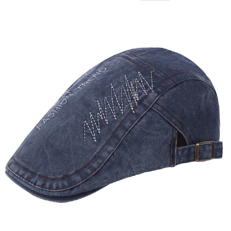 Gorras tipo boina de verano para hombres y mujeres, Bordado de letras con visera, para el Sol, para exteriores, novedad