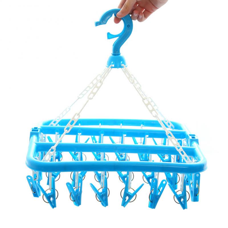 Laundry Clothes Peg Sock Underwear Washing Clothes Drying Rack Peg Hanger