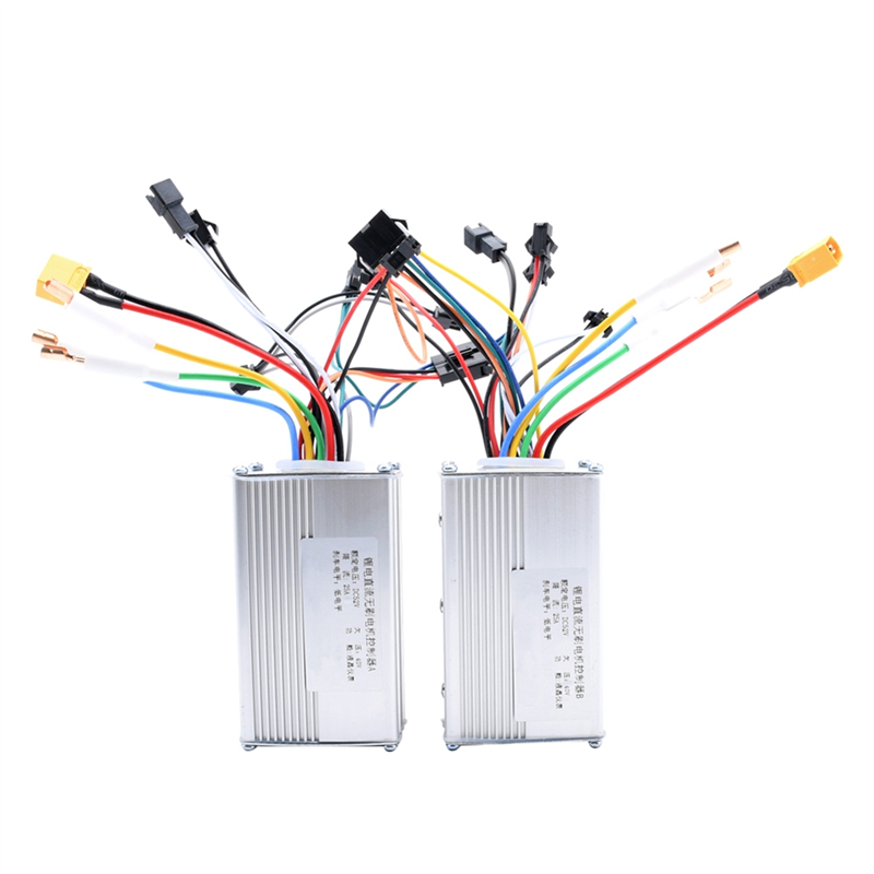 【Must-Haves】52V 25A 1200W JP Borstelloze DC Motor Elektrische Scooter Fiets Controller A + B Dual Drive Motor Controller