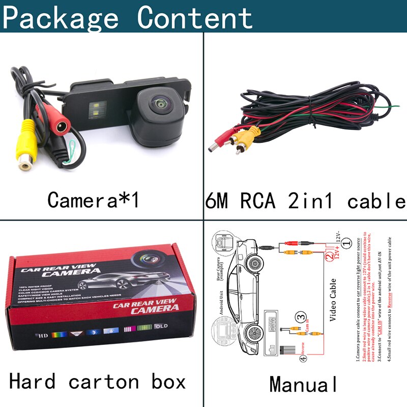 Cámara de visión trasera para coche, videocámara HD 1280x720 ojo de pez de 170 grados para Seat Altea XL /Freetrack 2007 ~ Seat Toledo Mk4 (NH) ~: camera / Guideline Switchable