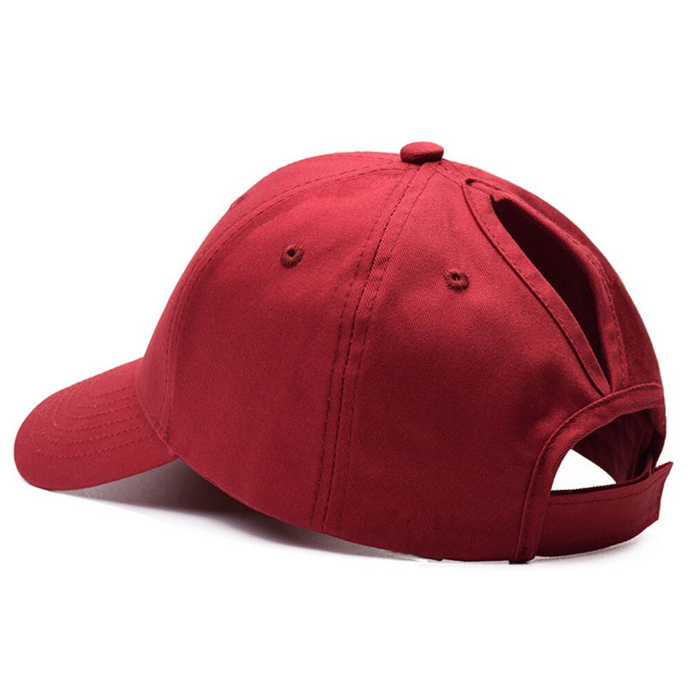 Zomer katoenen paardenstaart baseballpet dames camouflage pet snapback vader hoed knot dame meisjes reishoed klep