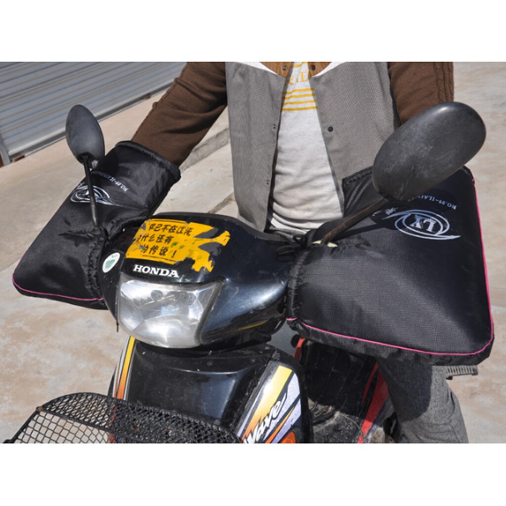 Waterdicht Motorfiets Stuur Wanten Bar Moffen Hand Protectors Handschoenen Voor Koud Weer Rijden