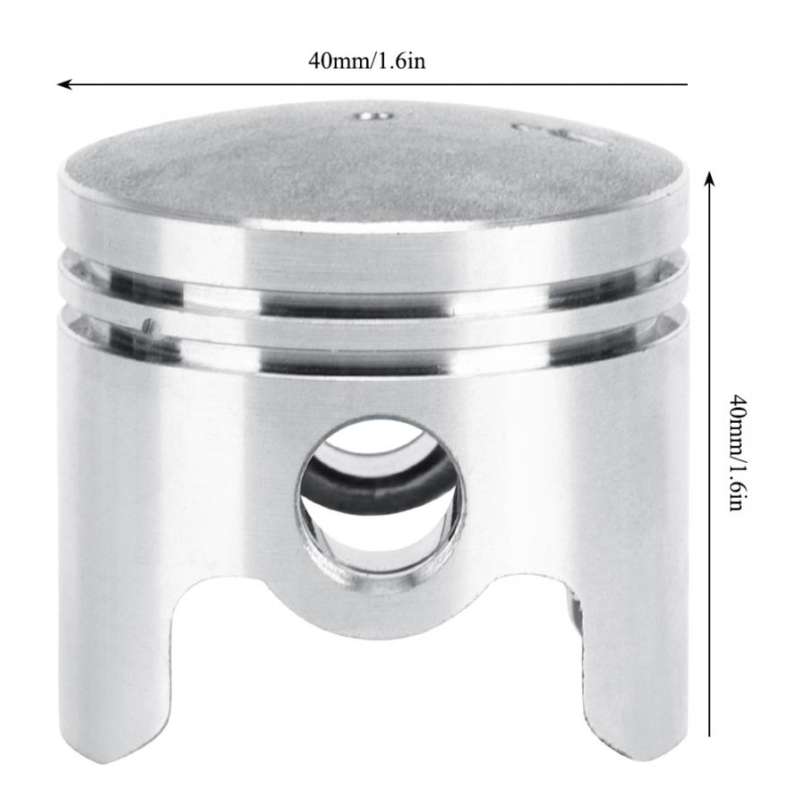 Jeu d'anneaux de Piston 40mm, Kit de Piston de tondeuse électrique adapté à 44-5 520 1E40F-5 TL43 CG430 BC430 40-5 43CC, pièce de tronçonneuse