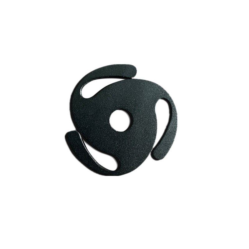 Light Weight 45 RPM Center Adapter Balanced Metal Disc for LP Vinyl Record Player 7.5mm Center Hole: Black