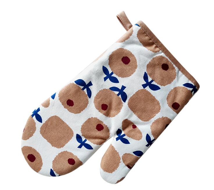 1Pcs Ovenwant Magnetron Koken Handschoenen Keuken Potholder Heet Oppervlak Handler Dikke Isolatie Oven Handschoenen: B001